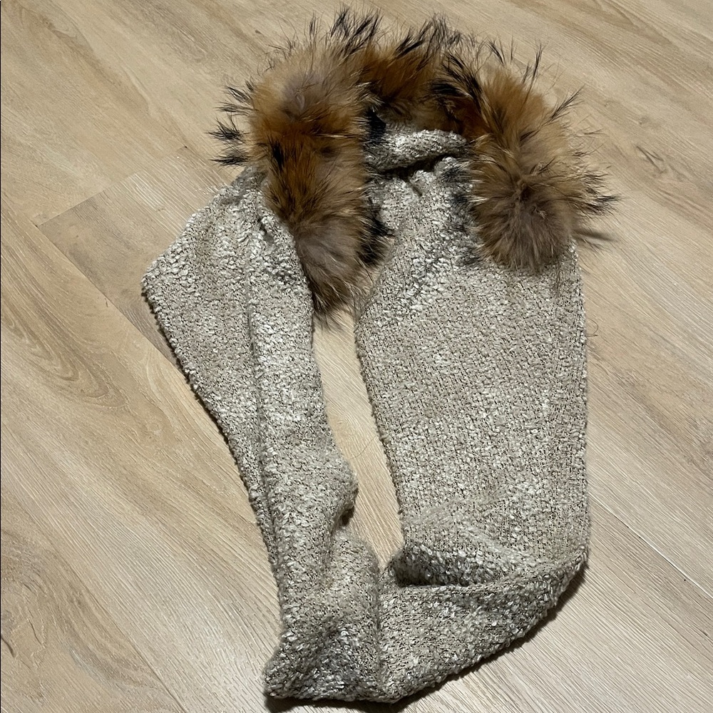 Zelos Fur Infinity Scarf